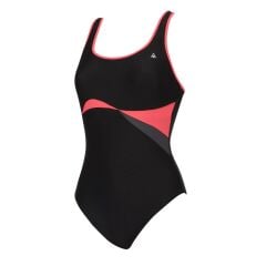 Aqua Sphere Maputo Black Red Kadın  Mayosu SİYAH/NEON KIRMIZI - 42