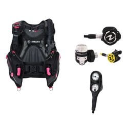 Aqualung Helix Pro Pro HD Kadın BCD Dalış Seti XS - DIN