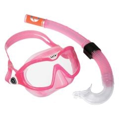 Aqualung Combo Mix Pembe Çocuk Maske Şnorkel Seti
