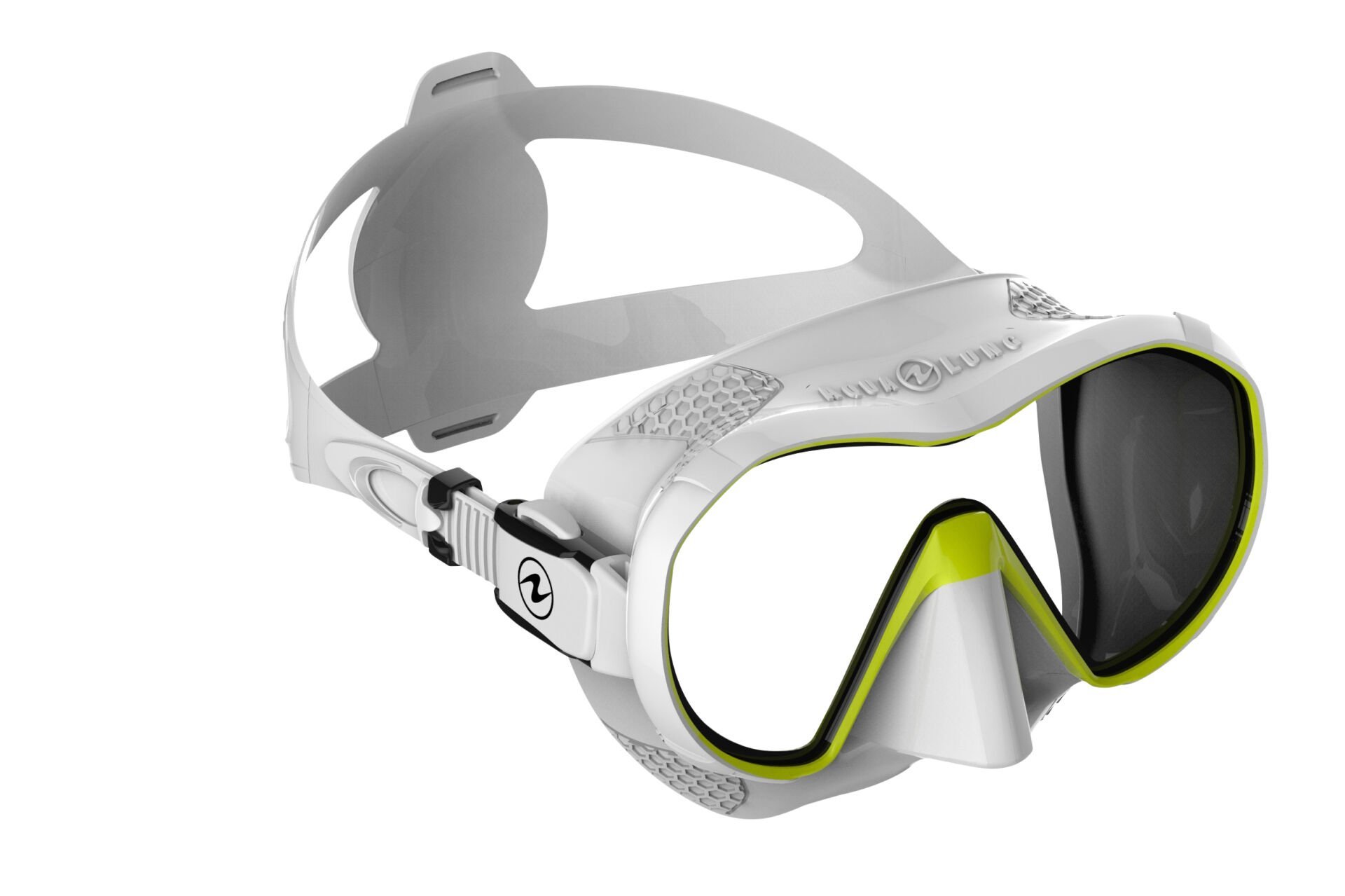 Aqualung Plazma Dalış Maskesi Şeffaf/Sarı