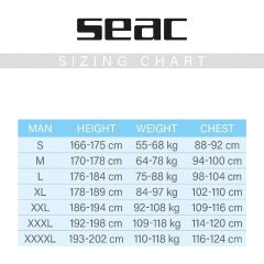 Seac Relax 2.2 MM Erkek Dalış Elbisesi M