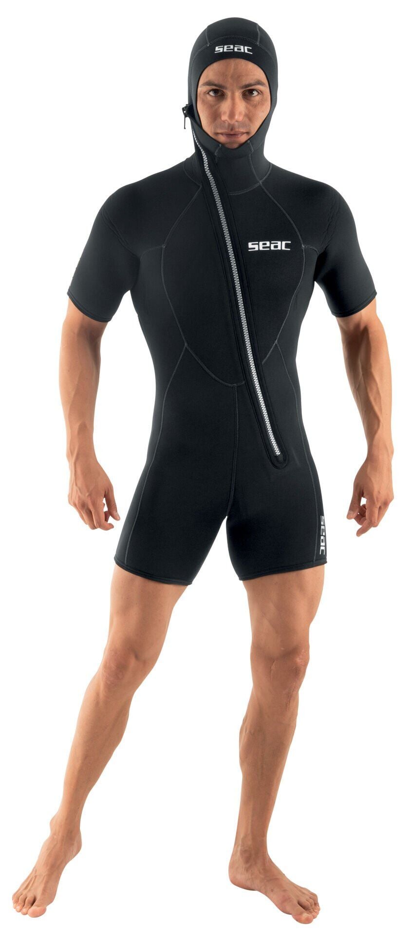 Seac Flex Evo 5mm Erkek Başlıklı Shorty 4XL