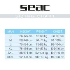 Seac Flex Evo 5mm Erkek Başlıklı Shorty XL