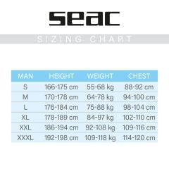 Seac Flex Evo 5mm Erkek Başlıklı Shorty 4XL