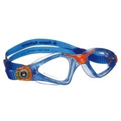 Aqua Sphere Kayenne Junior Şeffaf-Mavi/Turuncu Yüzücü Gözlüğü