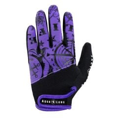 Aqua Lung Admiral III Kadın Eldiven XS - SİYAH/MOR