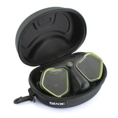 Seac Raptor Siyah Silikon Yeşil Dalış Maskesi