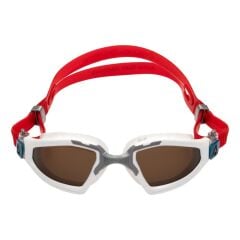 Aquasphere Kayenne Pro Polarize Lens Beyaz Yüzücü Gözlüğü
