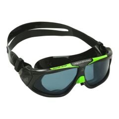 Aquasphere Seal 2.0 Koyu Cam - Siyah/Yeşil Yüzücü Gözlüğü